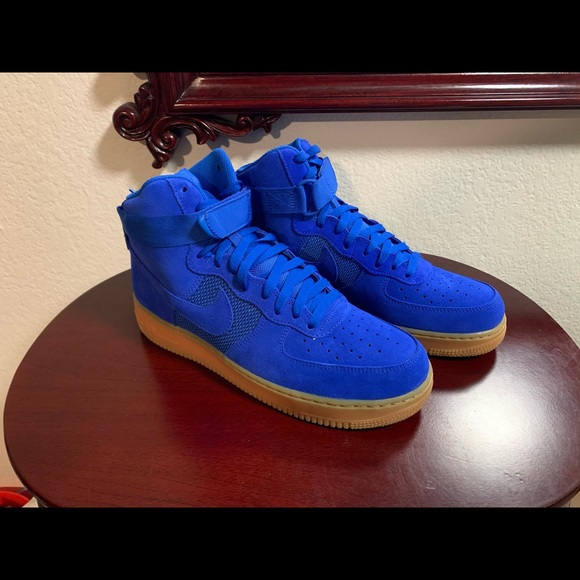 Nike Air Force 1 High ‘07 LV8 Hyper Cobalt Men’s - Picture 2 of 6
